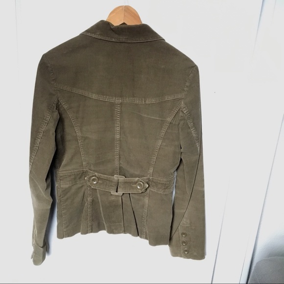 Olive green corduroy blazer - Picture 2 of 3